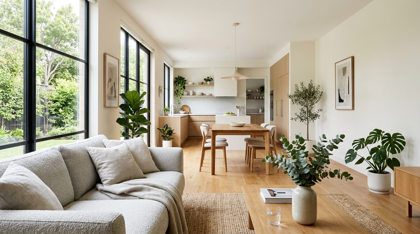 Sijoč in čist bivalni prostor po profesionalnem čiščenju